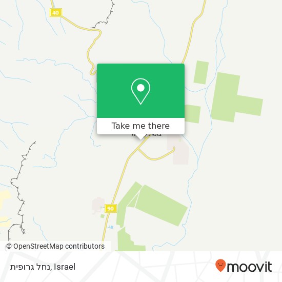 נחל גרופית map