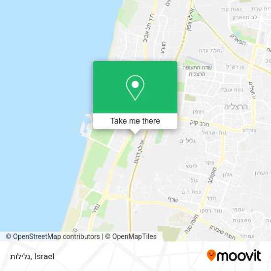 Карта גלילות