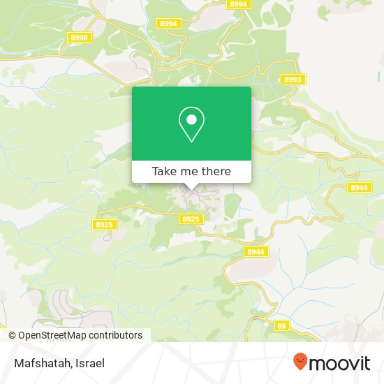 Карта Mafshatah