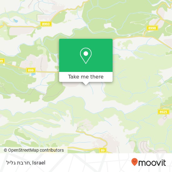 חרבת גליל map