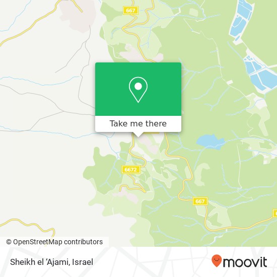 Карта Sheikh el ‘Ajami