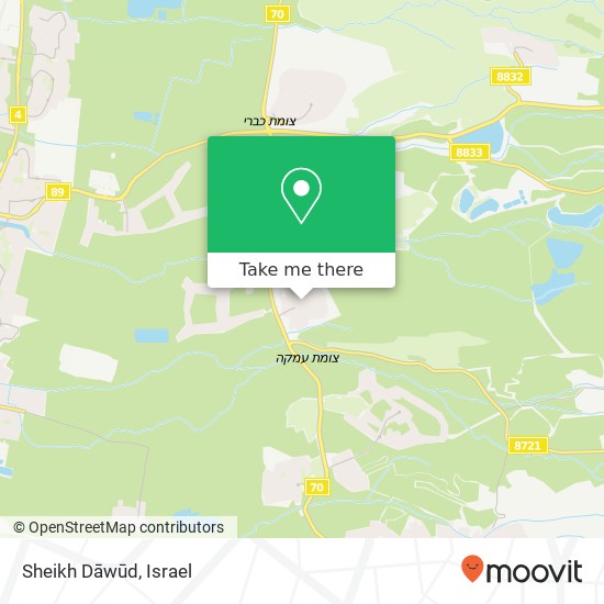 Sheikh Dāwūd map