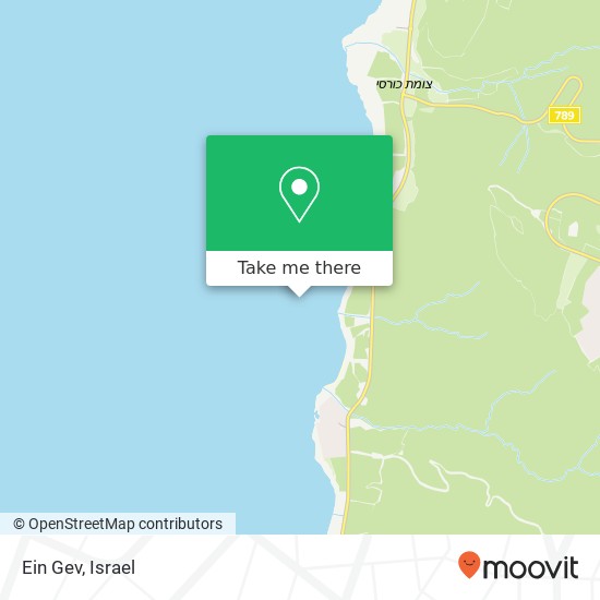 Ein Gev map