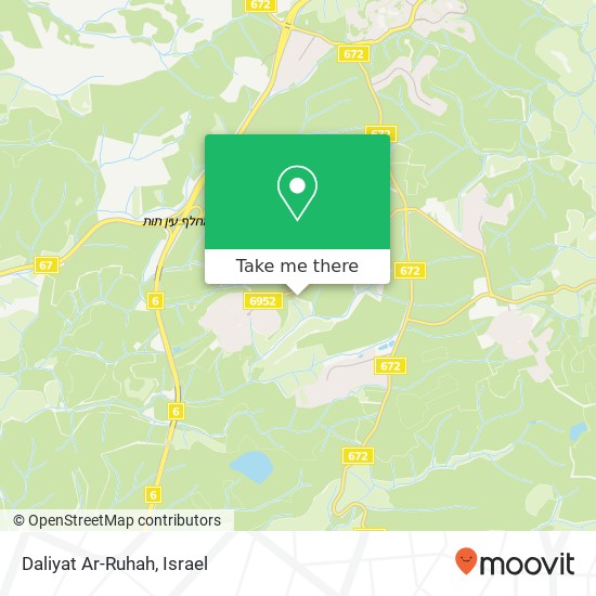 Daliyat Ar-Ruhah map