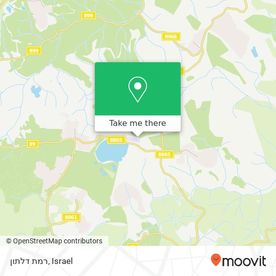 רמת דלתון map