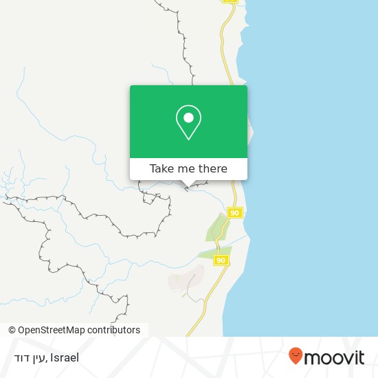 עין דוד map