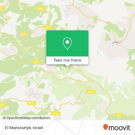 El Mansouriyé map