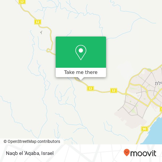 Naqb el ‘Aqaba map
