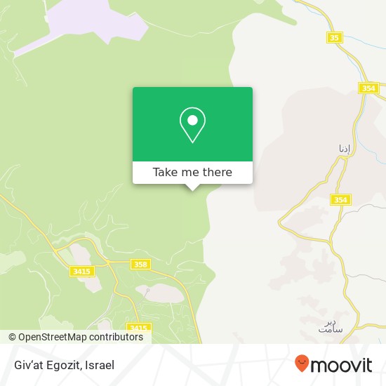 Giv‘at Egozit map