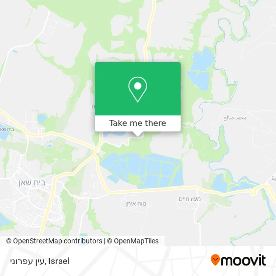 Карта עין עפרוני