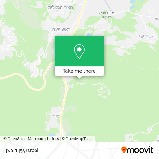 עין דובשן map