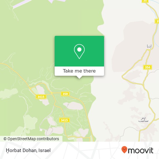 H̱orbat Dohan map
