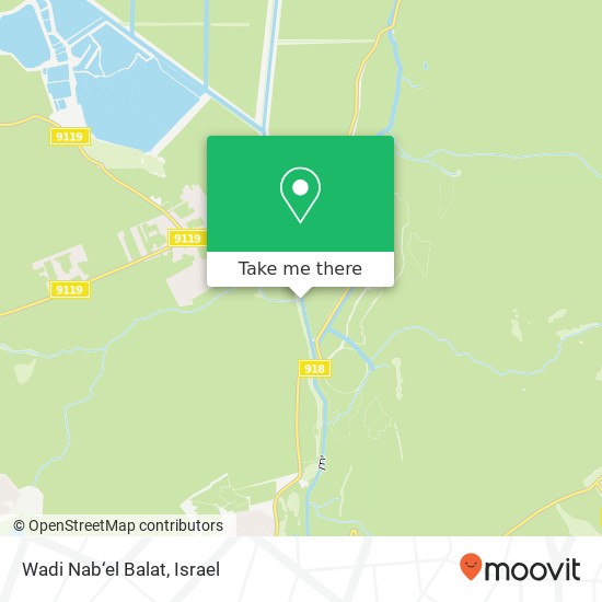 Wadi Nab‘el Balat map