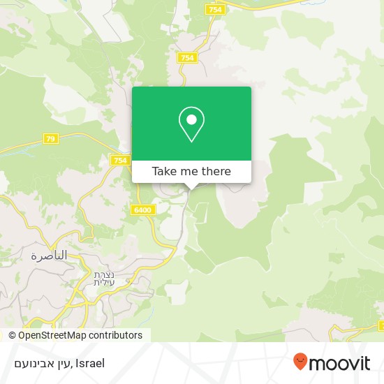 עין אבינועם map