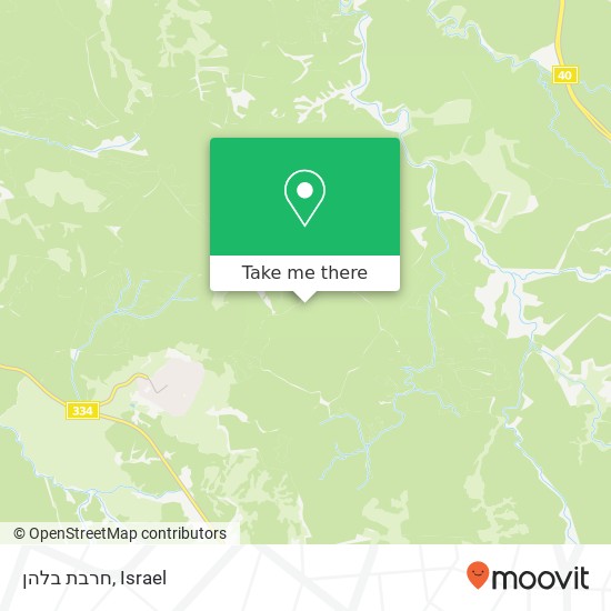 חרבת בלהן map