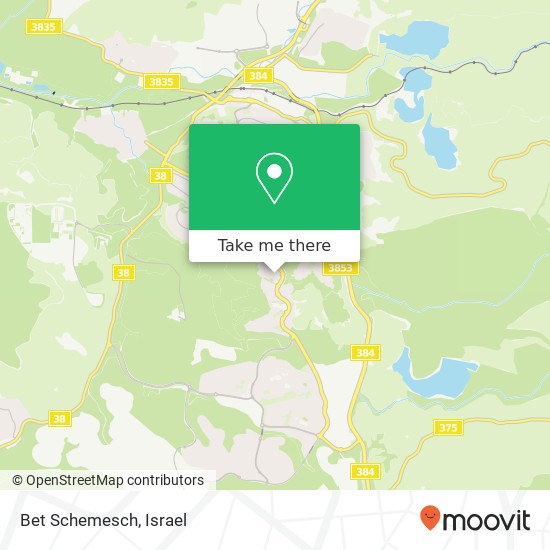 Карта Bet Schemesch