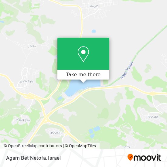 Agam Bet Netofa map
