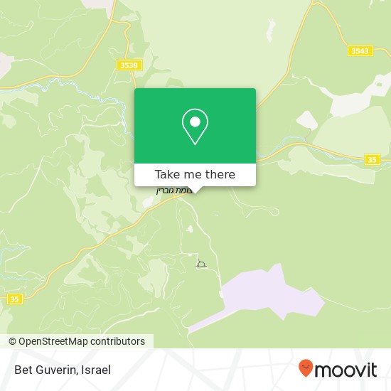 Карта Bet Guverin