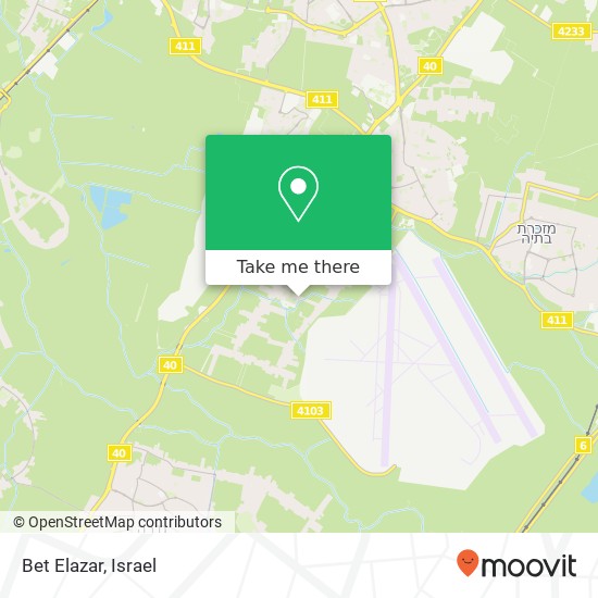 Bet Elazar map