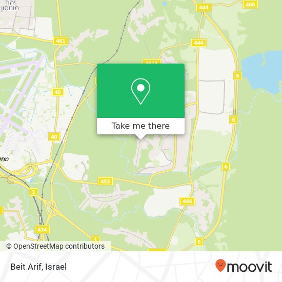 Beit Arif map