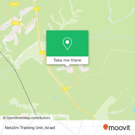 Карта Neta’im Training Unit