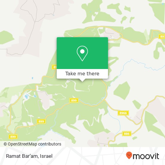 Ramat Bar’am map