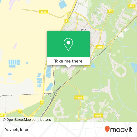 Yavneh map