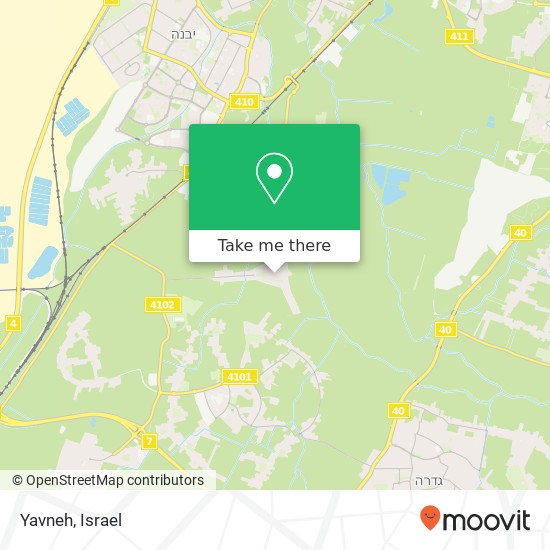 Yavneh map