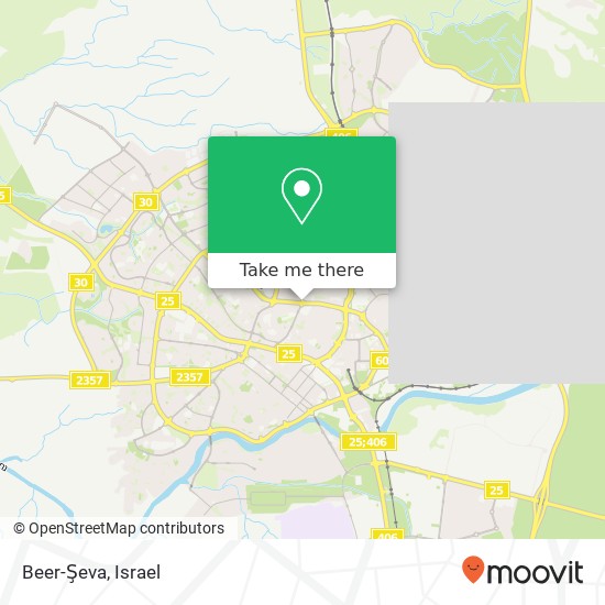 Карта Beer-Şeva