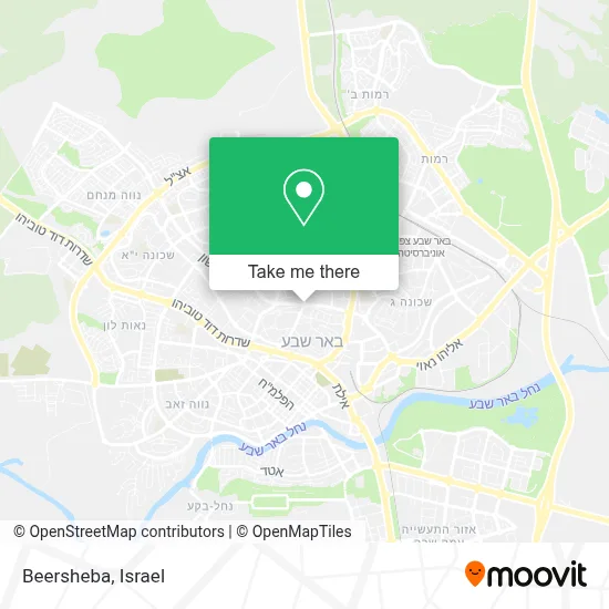 Beersheba map