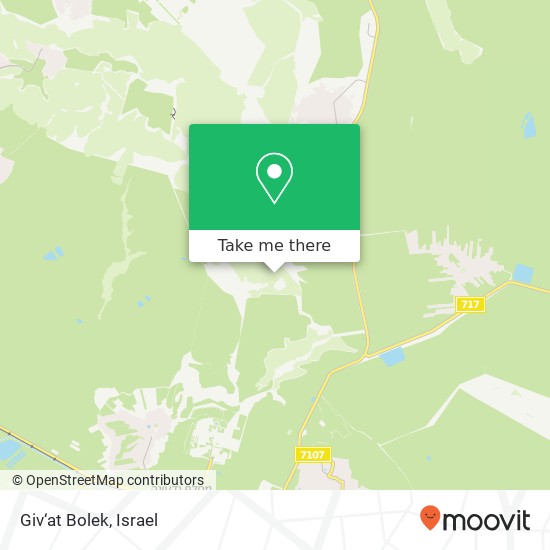 Giv‘at Bolek map