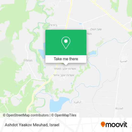 Карта Ashdot Yaakov Meuhad
