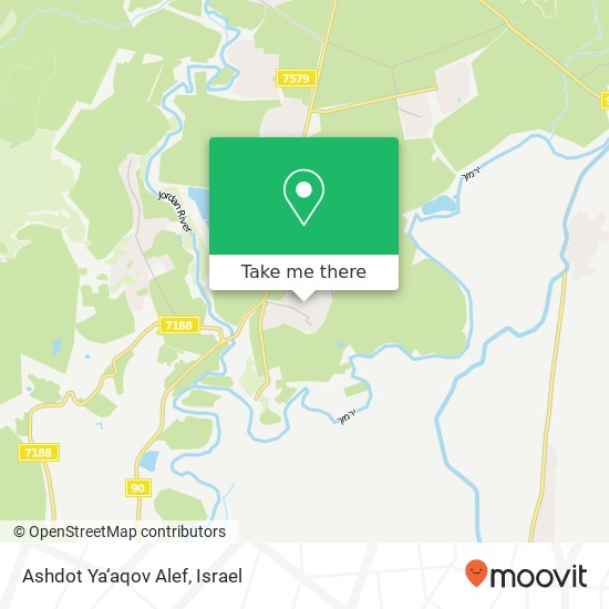 Ashdot Ya‘aqov Alef map