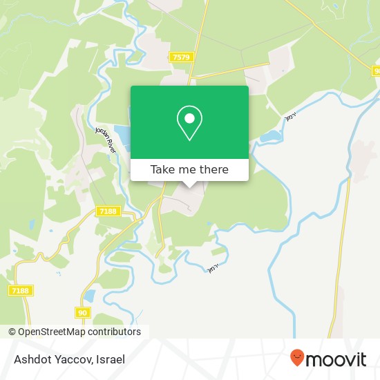 Ashdot Yaccov map
