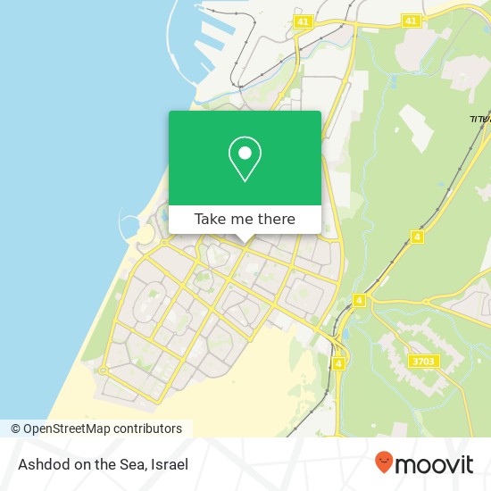 Ashdod on the Sea map