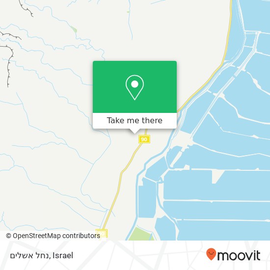 נחל אשלים map