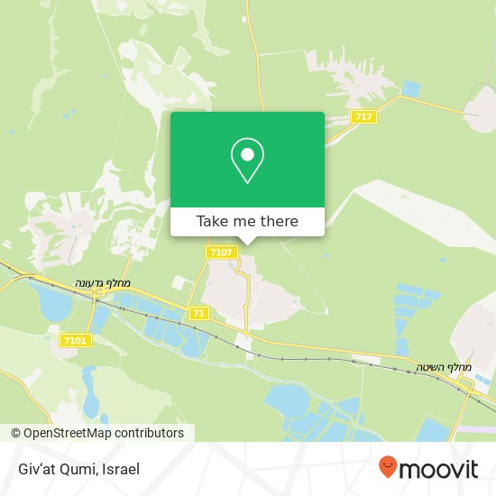 Карта Giv‘at Qumi