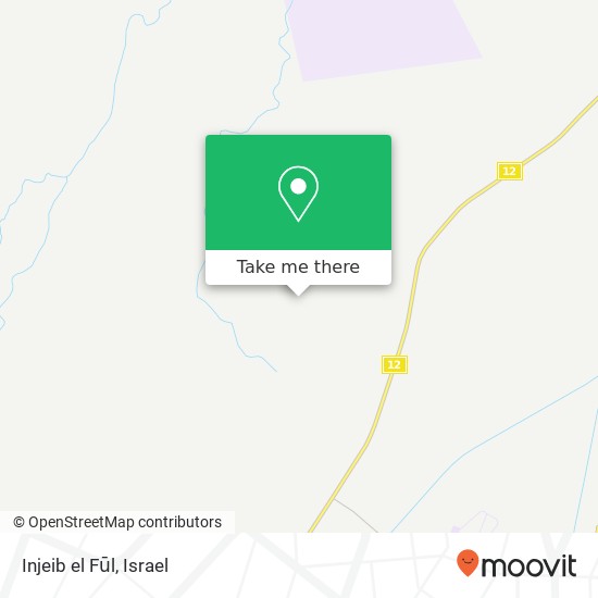 Injeib el Fūl map