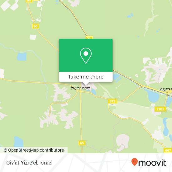 Giv‘at Yizre‘el map