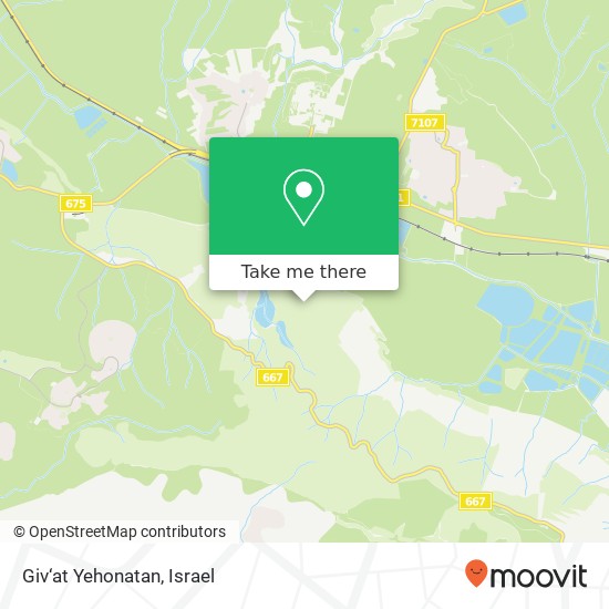 Giv‘at Yehonatan map