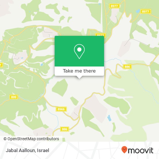 Карта Jabal Aalloun