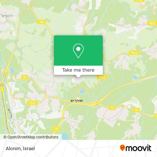 Alonim map