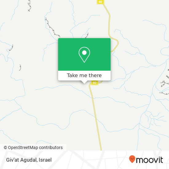 Giv‘at Agudal map