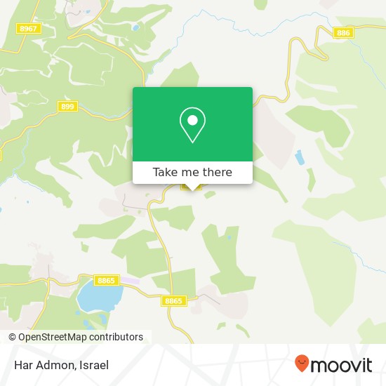 Har Admon map