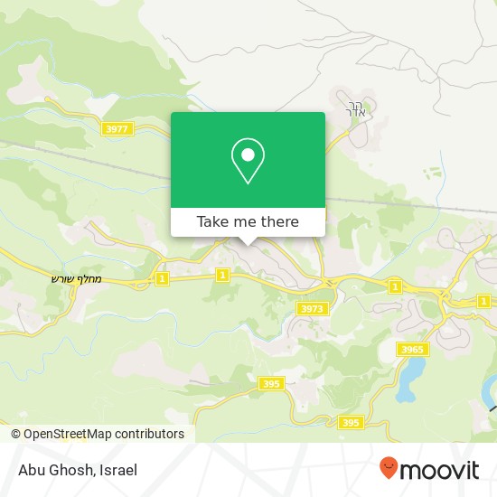 Abu Ghosh map