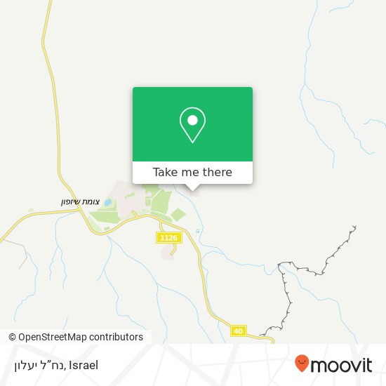 נח”ל יעלון map