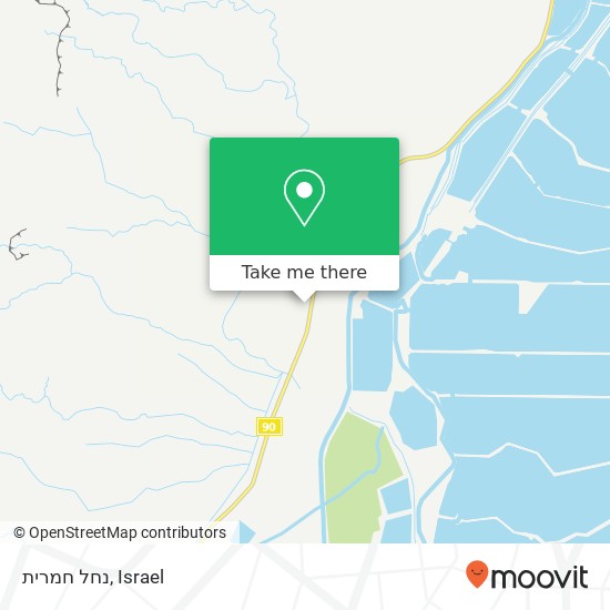 נחל חמרית map