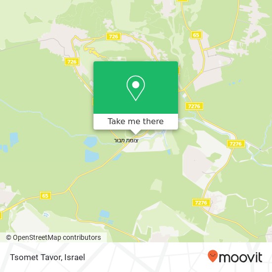 Tsomet Tavor map