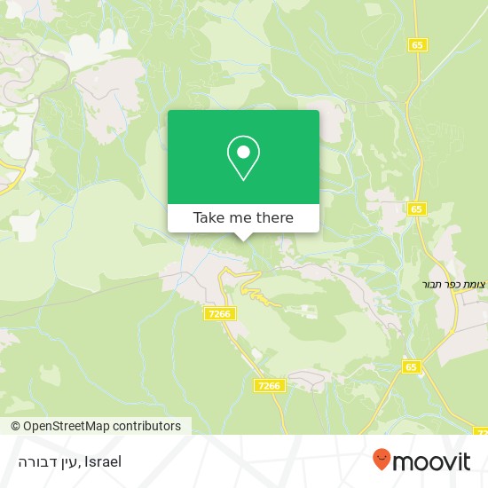 עין דבורה map