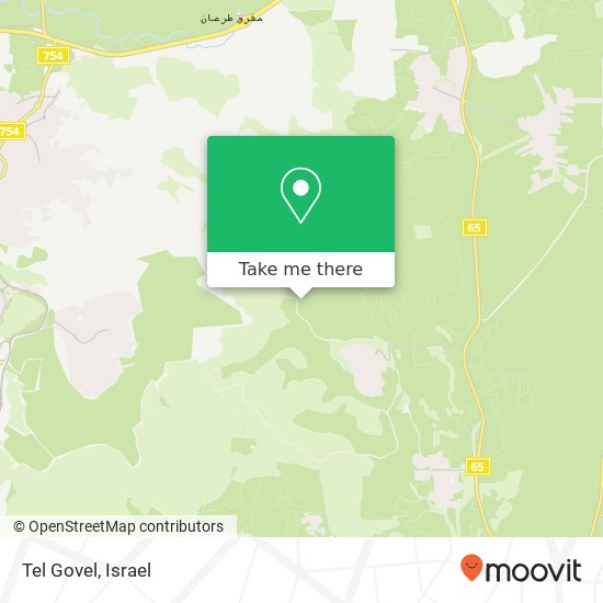 Tel Govel map